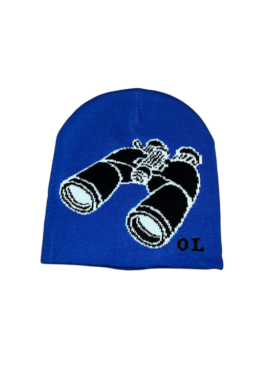 Overlooked Binocular Blue Beanie