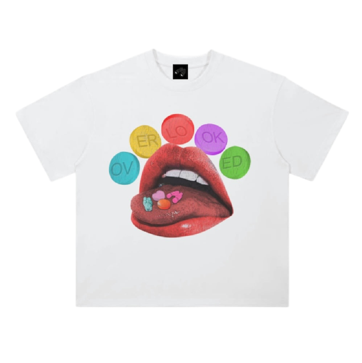 OverlookedLDN Pill T-Shirt - 300 GSM