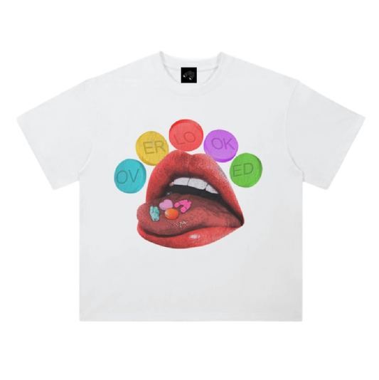 OverlookedLDN Pill T-Shirt - 300 GSM