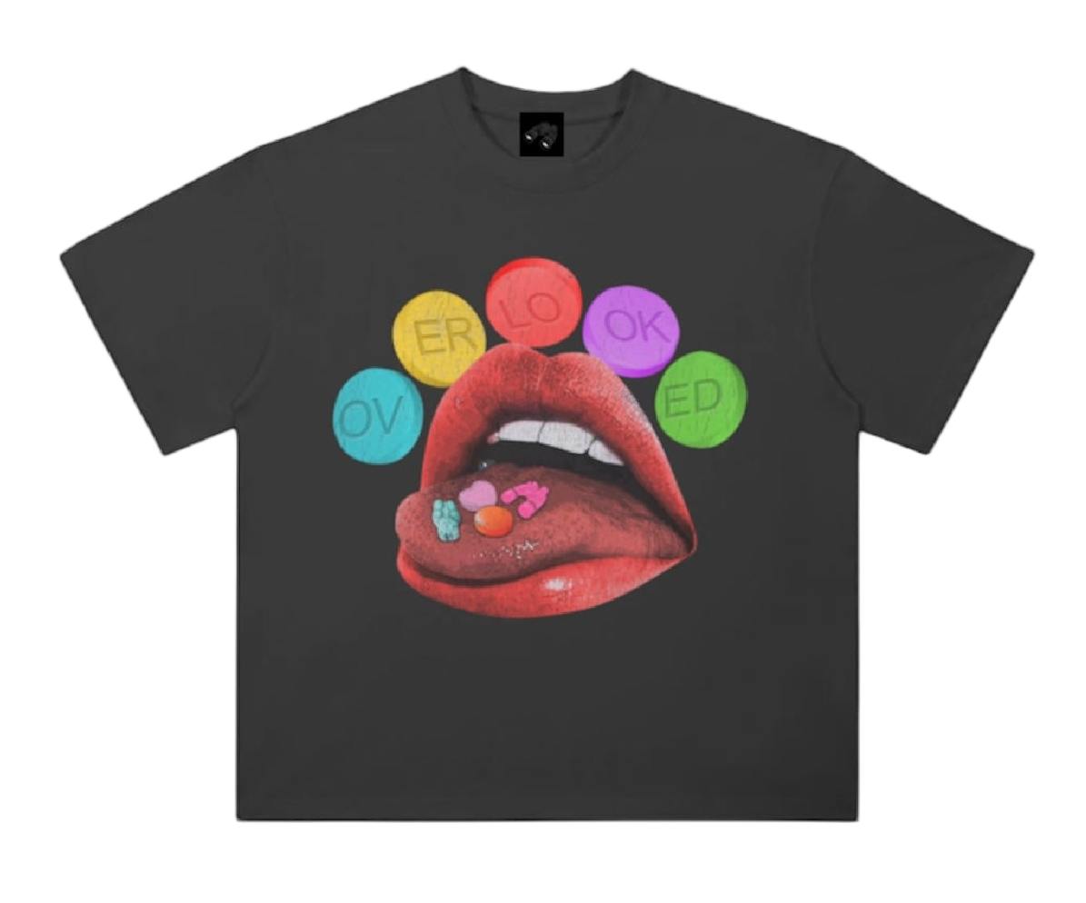 OverlookedLDN Pill T-Shirt - 300 GSM