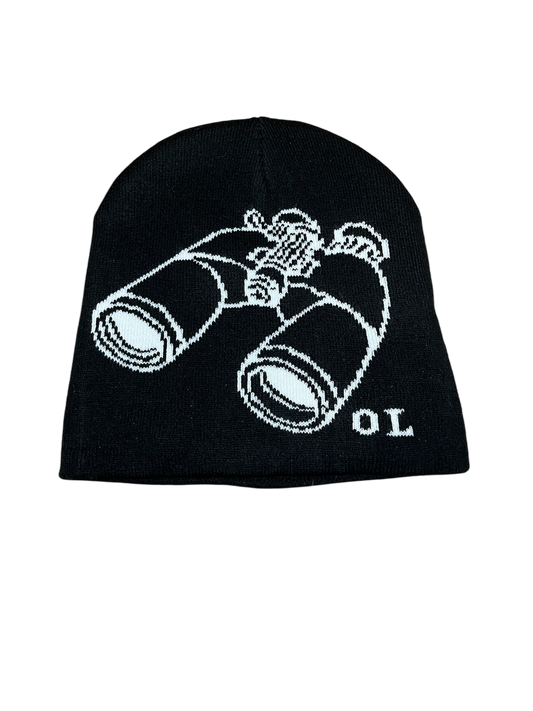 Overlooked Binocular Black Beanie