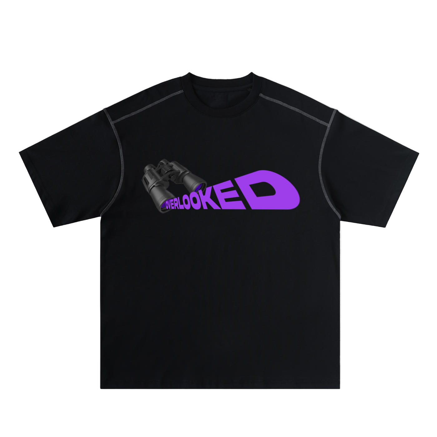 Reversed White Stitching Enlarging OverlookedLDN T